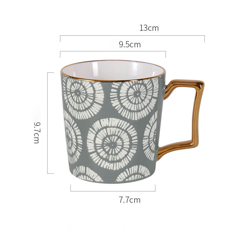 Lighteme Tie-dye Print Ceramic Mug