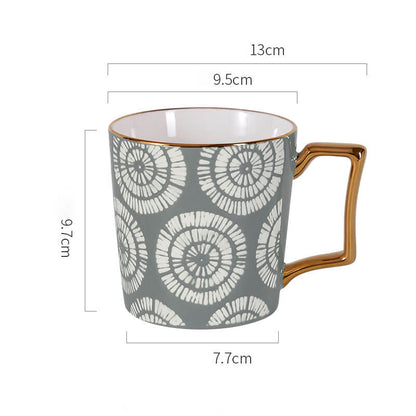 Lighteme Tie-dye Print Ceramic Mug