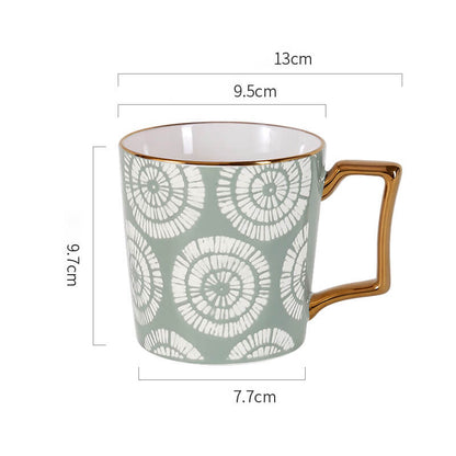 Lighteme Tie-dye Print Ceramic Mug
