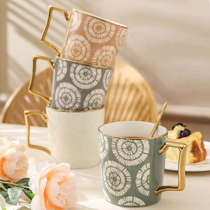 Lighteme Tie-dye Print Ceramic Mug