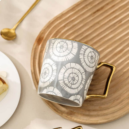 Lighteme Tie-dye Print Ceramic Mug
