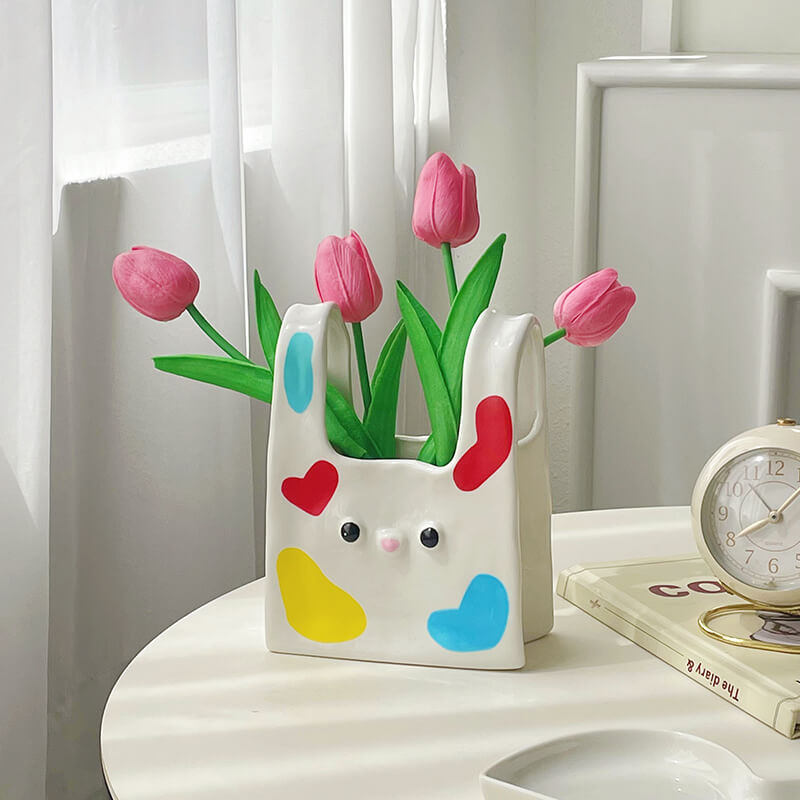 Vase en céramique Lighteme Tote Bag