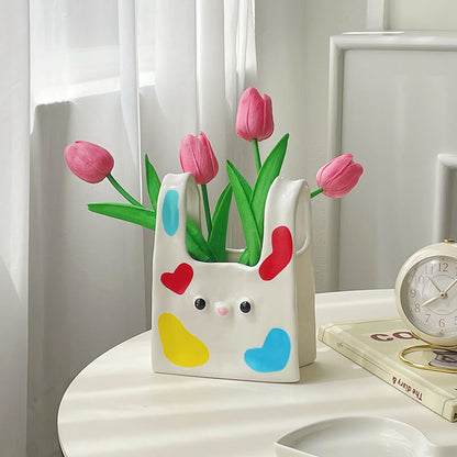 Vase en céramique Lighteme Tote Bag