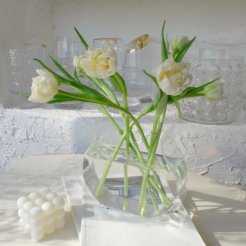 Lighteme Acrylic Fishtail Shpae Vase