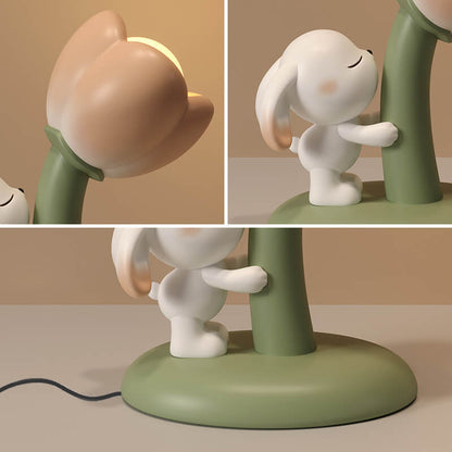 Lighteme Tulip Flowers Bunny Table Lamp