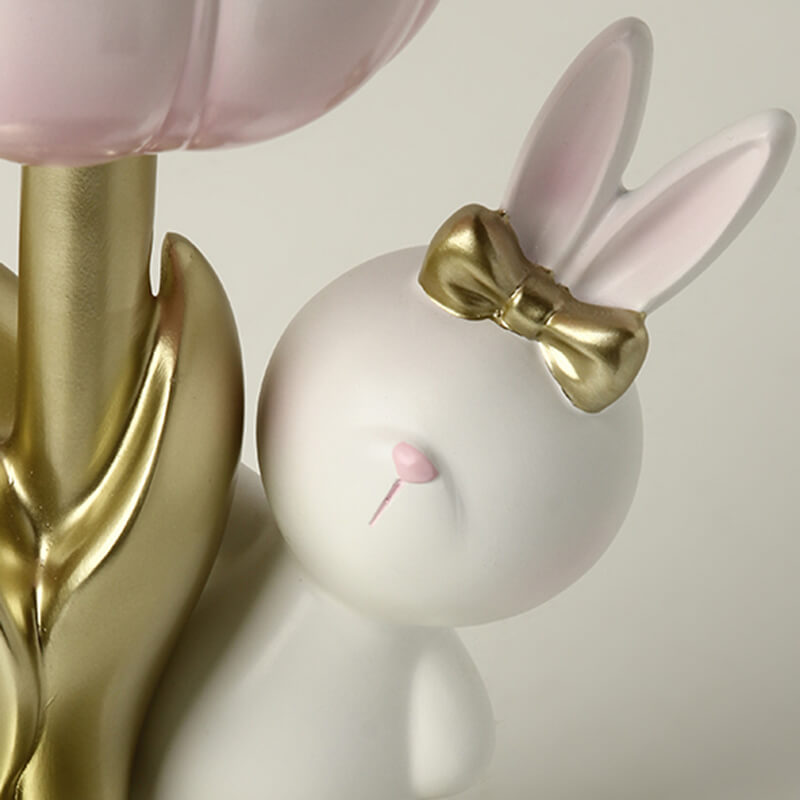 Tischlampe Tulip Rabbit aus Kunstharz