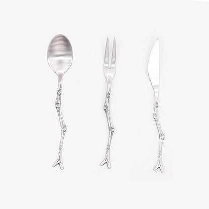 Lighteme Twig Stainless Steel Dessert Spoon