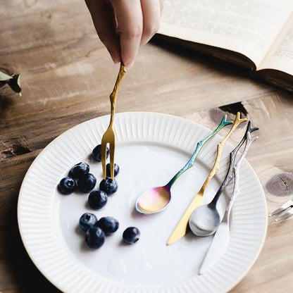 Lighteme Twig Stainless Steel Dessert Spoon