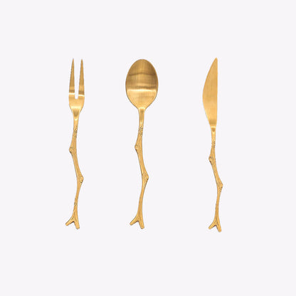Lighteme Twig Stainless Steel Dessert Spoon