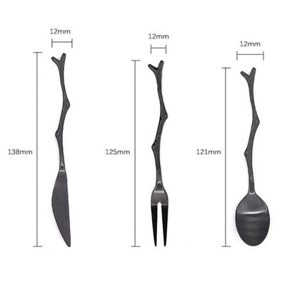 Lighteme Twig Stainless Steel Dessert Spoon