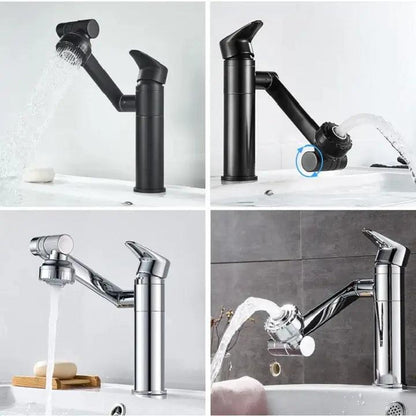 Lighteme Turn Wasserhahn | 1080° schwenkbarer Luxus-Wasserhahn für Küche und Bad