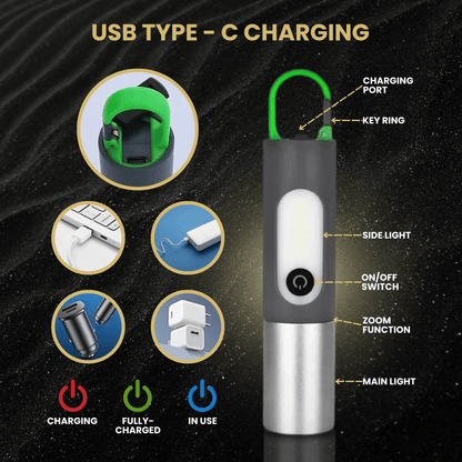 Lighteme LED Rechargeable Flashlight