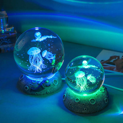 Lighteme Unterwasserwelt-Kristallkugel-Nachtlicht