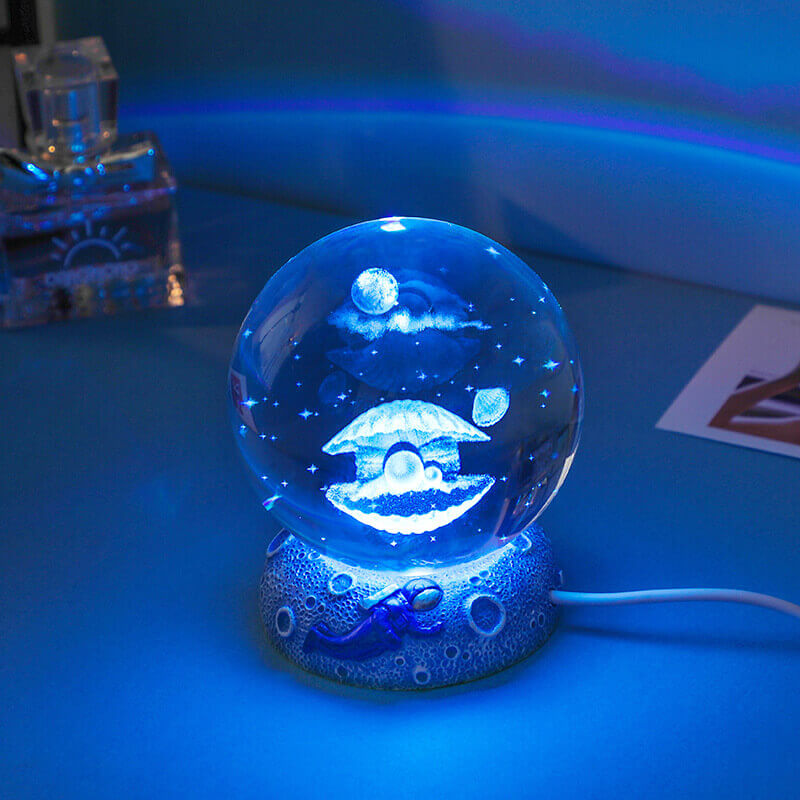 Lighteme Unterwasserwelt-Kristallkugel-Nachtlicht