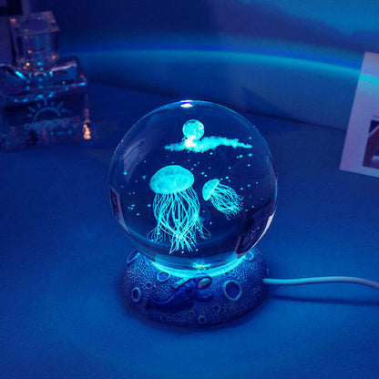 Lighteme Unterwasserwelt-Kristallkugel-Nachtlicht