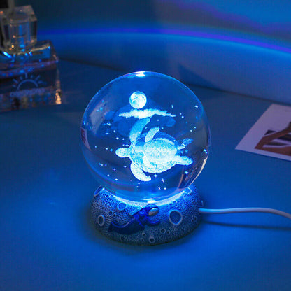 Lighteme Unterwasserwelt-Kristallkugel-Nachtlicht