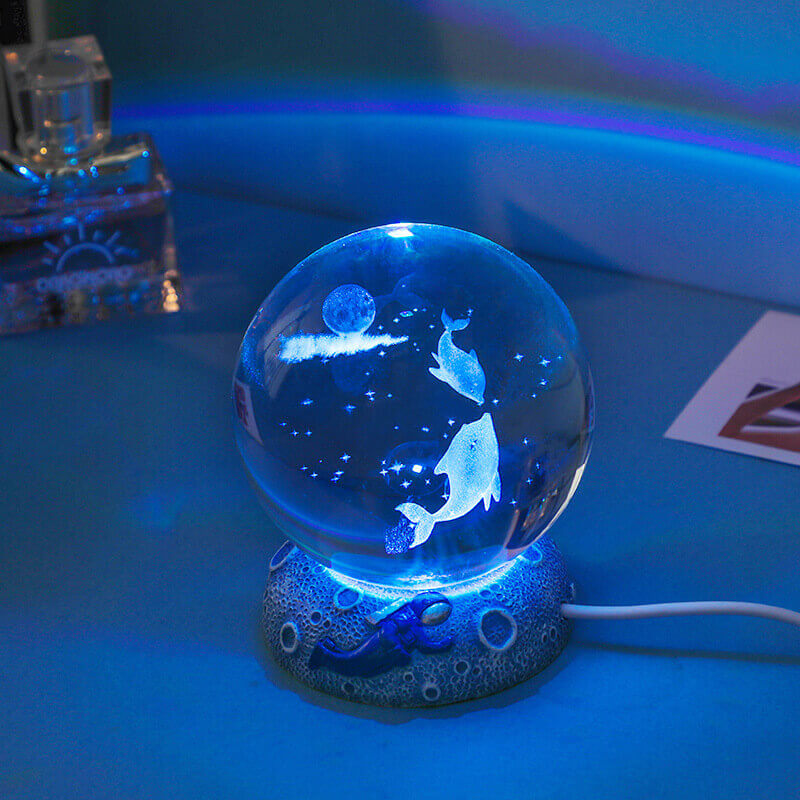 Lighteme Unterwasserwelt-Kristallkugel-Nachtlicht