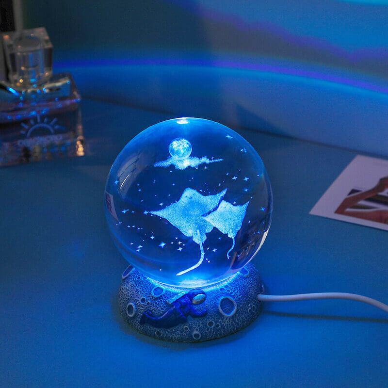 Lighteme Unterwasserwelt-Kristallkugel-Nachtlicht
