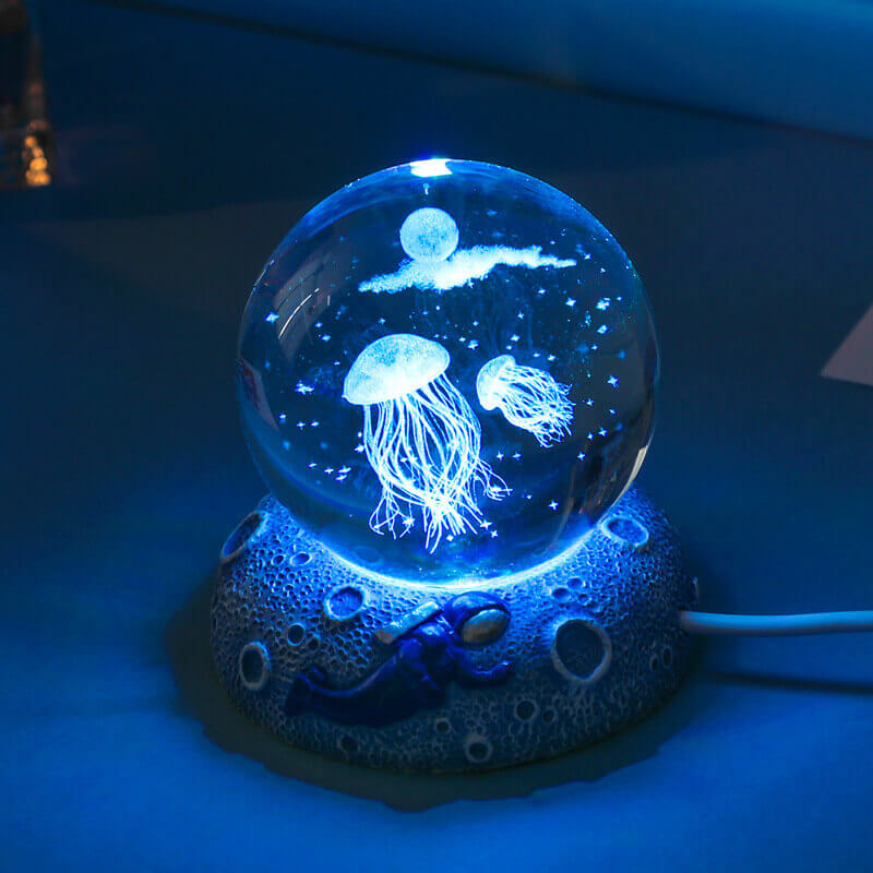 Lighteme Unterwasserwelt-Kristallkugel-Nachtlicht