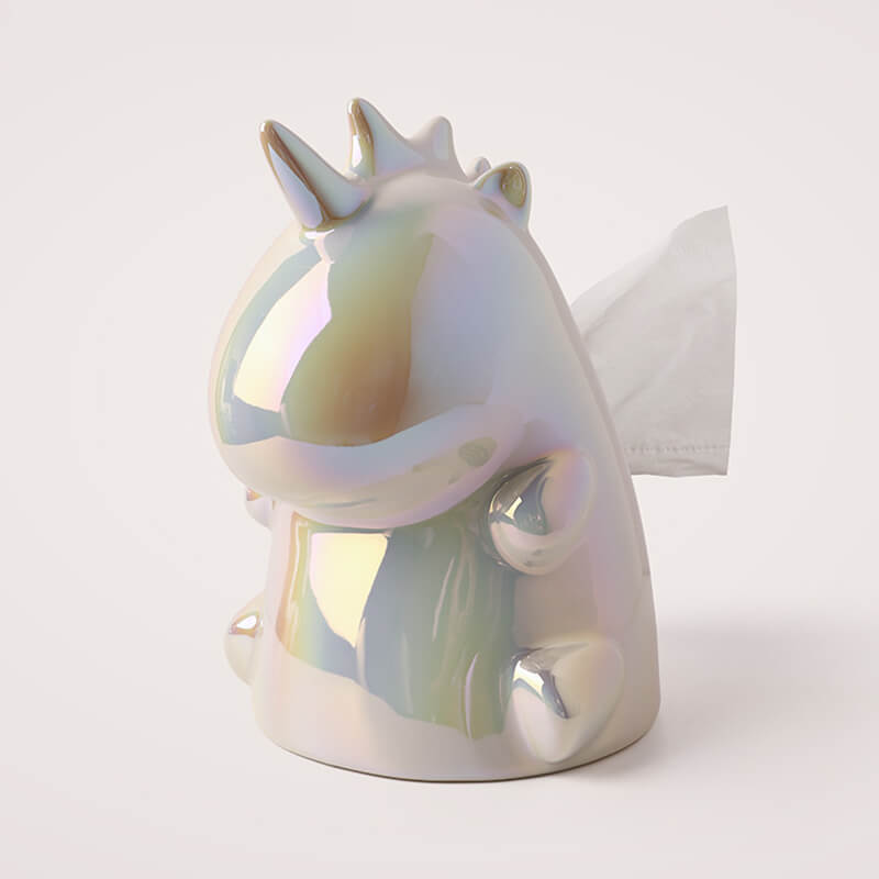 Lighteme Unicorn Ceramic Tissue Storage Box