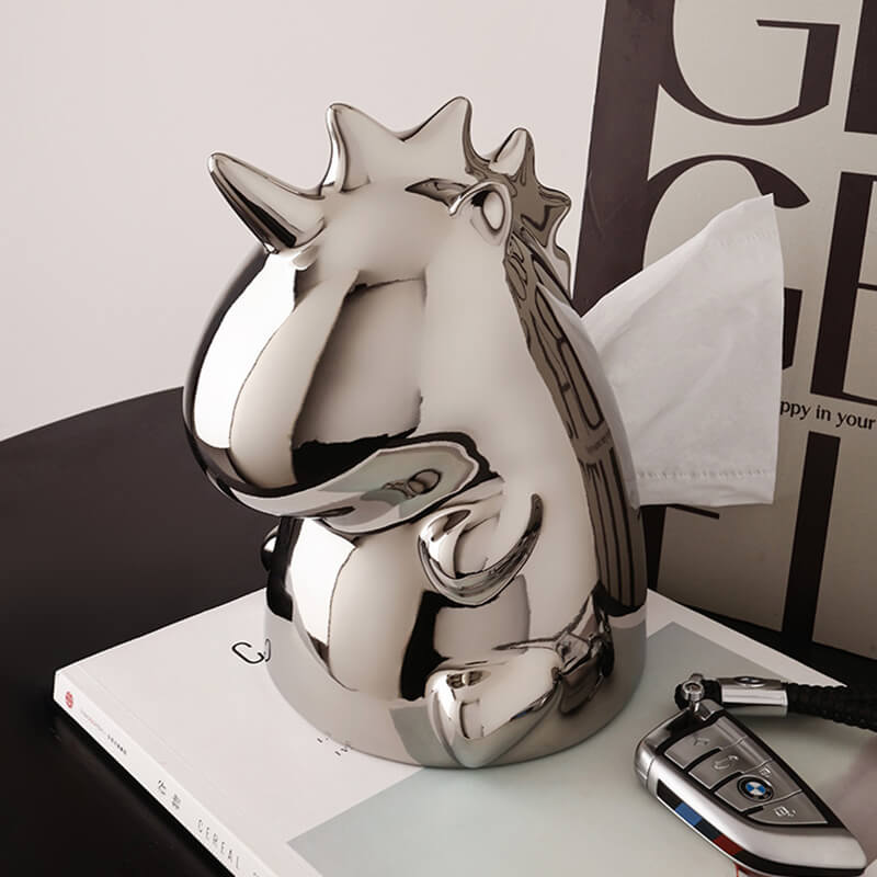 Lighteme Unicorn Ceramic Tissue Storage Box