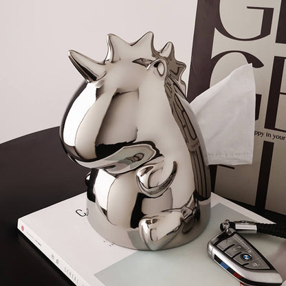 Lighteme Unicorn Ceramic Tissue Storage Box