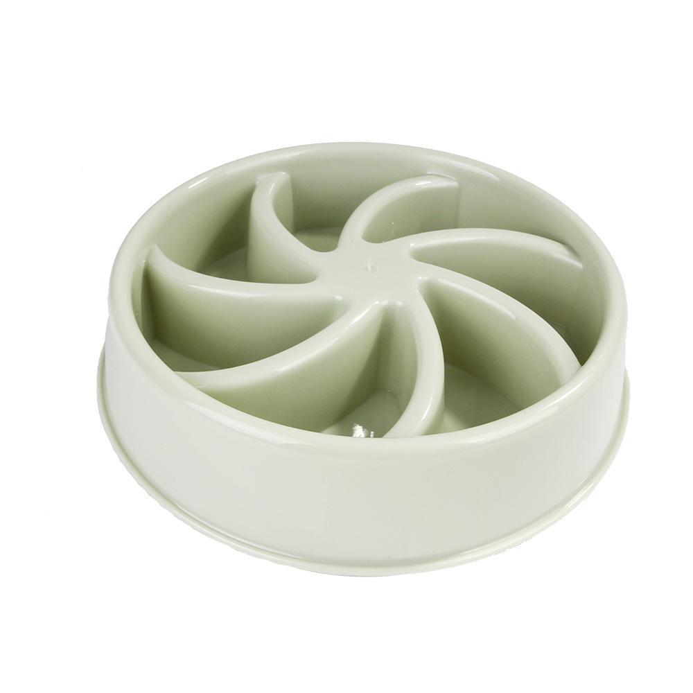 Lighteme Useful Anti Choke Dog Plastic Feeding Bowl (2 Colors & 4 Types)