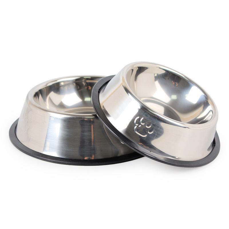 Gamelle pour animaux de compagnie Lighteme Vavious Size en acier inoxydable épais (6 tailles)