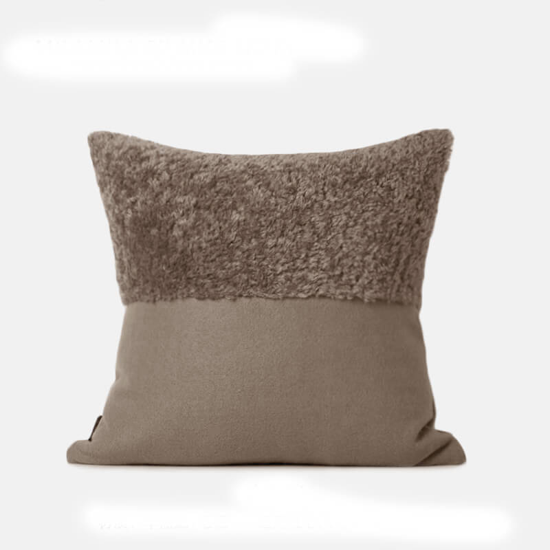 Lighteme Velvet Pure Color Throw Pillow Cover