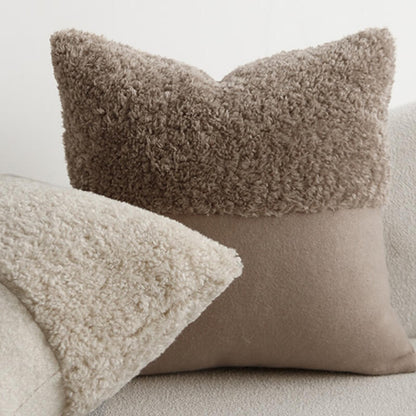 Lighteme Velvet Pure Color Throw Pillow Cover