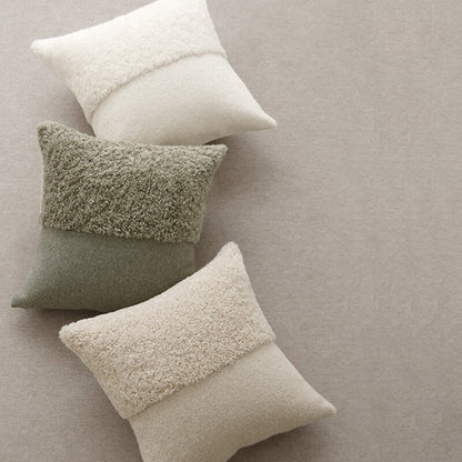 Lighteme Velvet Pure Color Throw Pillow Cover