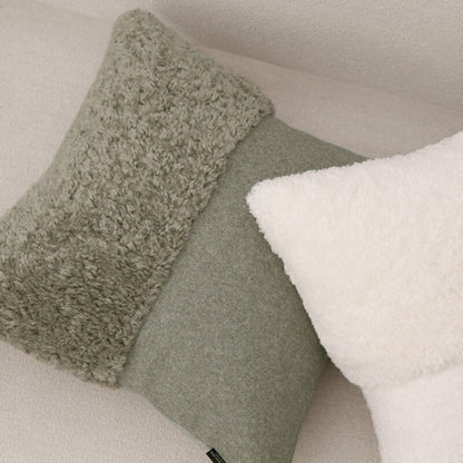 Lighteme Velvet Pure Color Throw Pillow Cover