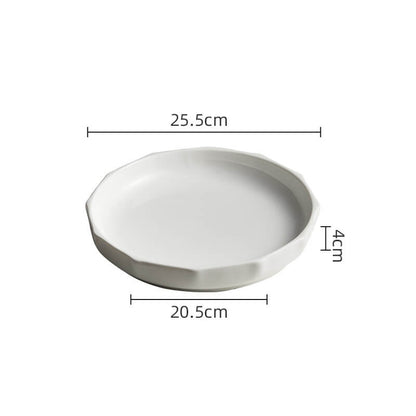 Assiette creuse verticale en céramique Lighteme