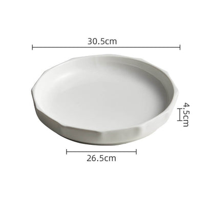 Assiette creuse verticale en céramique Lighteme