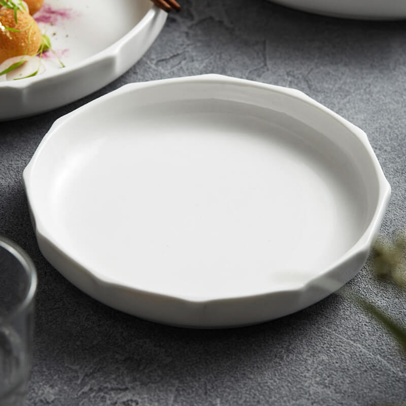 Assiette creuse verticale en céramique Lighteme