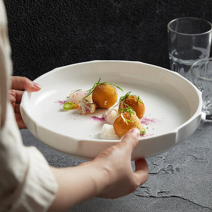 Assiette creuse verticale en céramique Lighteme