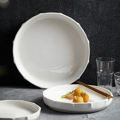 Assiette creuse verticale en céramique Lighteme