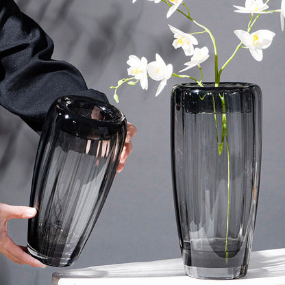 Lighteme Vertical Grain Glass Vase