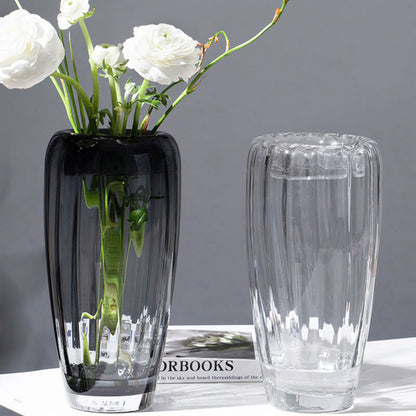 Lighteme Vertical Grain Glass Vase