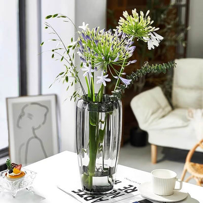 Lighteme Vertical Grain Glass Vase