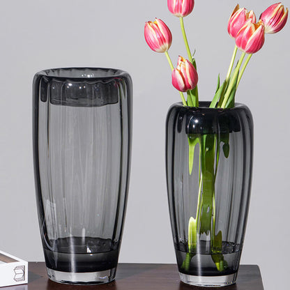 Lighteme Vertical Grain Glass Vase