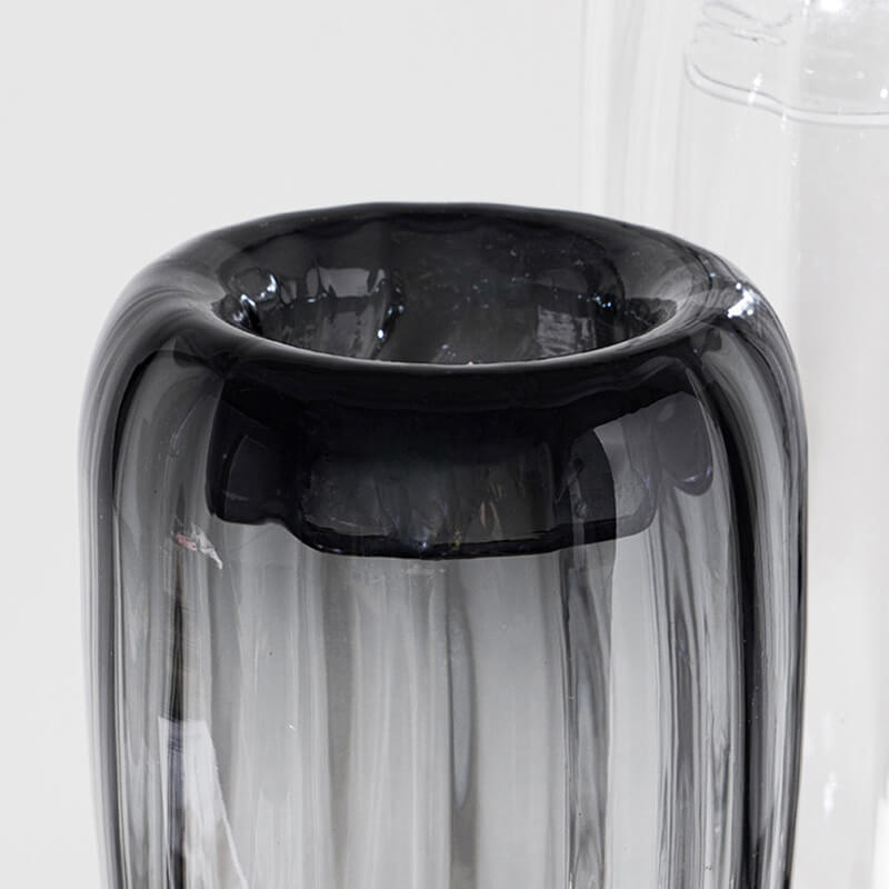 Lighteme Vertical Grain Glass Vase