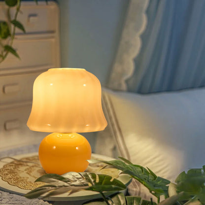 Lighteme Vintage Creamy Yellow Mushroom Lamp
