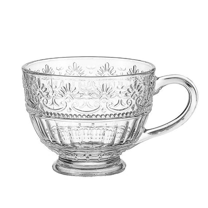 Tasse en verre gaufré vintage Lighteme