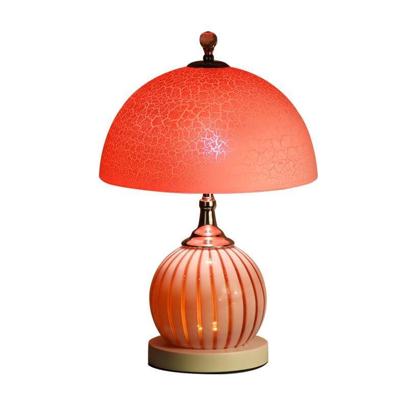 Lighteme Vintage Glass Crackle Table Lamp