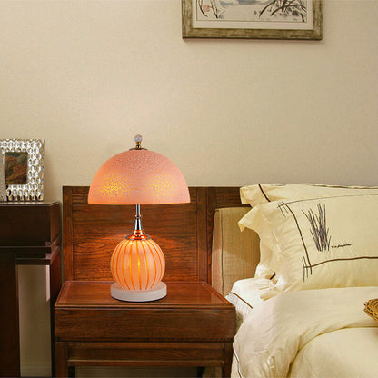Lighteme Vintage Glass Crackle Table Lamp