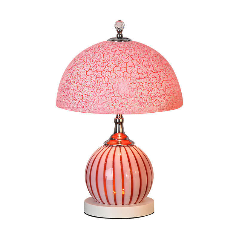 Lighteme Vintage Glass Crackle Table Lamp