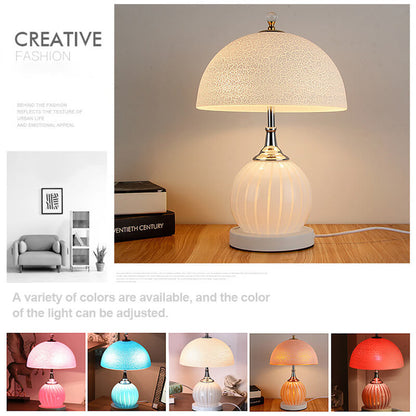 Lighteme Vintage Glass Crackle Table Lamp