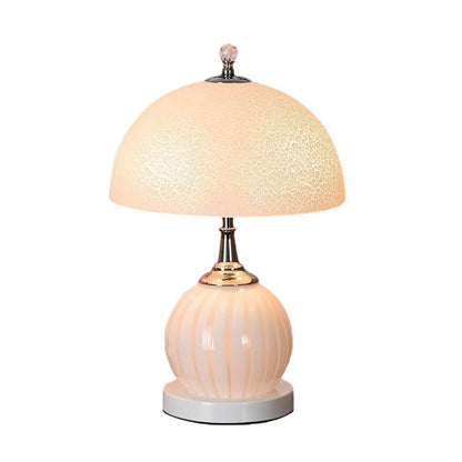 Lighteme Vintage Glass Crackle Table Lamp