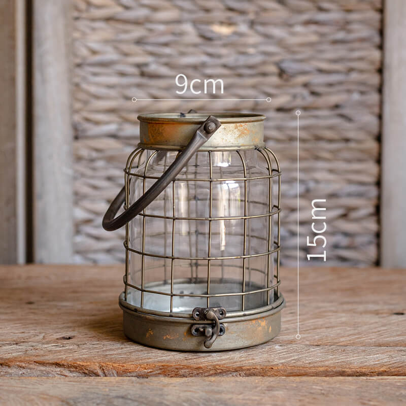 Lighteme Vintage Iron Portable Candle Holder